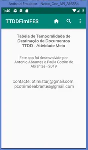 TTDD-Fim-IFES screenshot 3