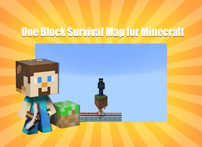 One Block Survival Map for Min screenshot 0