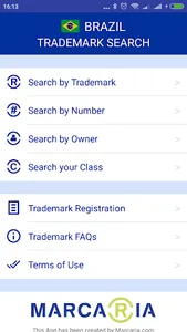Brazil Trademark Search Tool screenshot 0