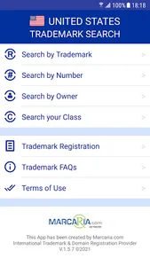 U.S. Trademark Search Tool screenshot 0