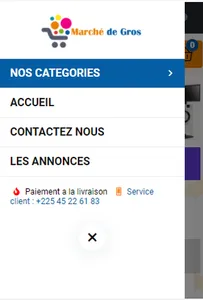 Marché de gros screenshot 2
