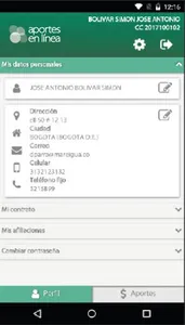 Apportes en Línea screenshot 7