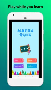 Maths Quiz - Have fun learning screenshot 0