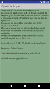 Equació de 2n grau screenshot 7