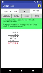 Multiplicació screenshot 2