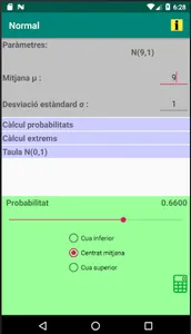 Distribució Normal screenshot 2
