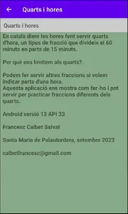 Quarts i hores screenshot 4