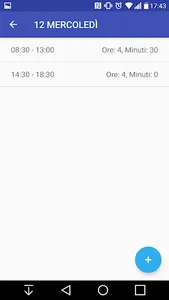 Calcola turni screenshot 2