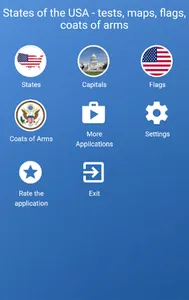 USA quiz - states, maps, flags screenshot 2