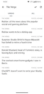 Octofeed - RSS Reader screenshot 1