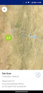 INPRES Sismos screenshot 1