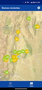 INPRES Sismos screenshot 2