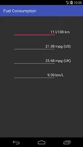 Car Unit Calculator screenshot 1