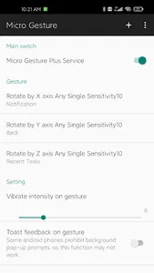 Micro Gesture screenshot 0