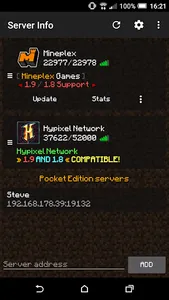 Server Info Minecraft screenshot 0