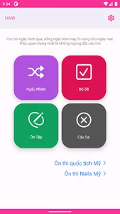 Ôn Thi Lý Thuyết Hair ở Mỹ screenshot 0