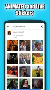 Live Stickers for Whatsapp screenshot 1