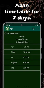 Hijri - Islamic Widget & Salat screenshot 2