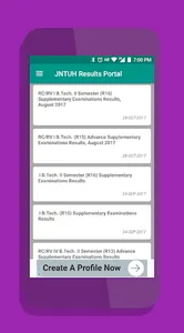 JNTUH Quick Results screenshot 1