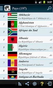 Pays du Monde (+Quiz) screenshot 0