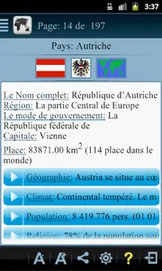 Pays du Monde (+Quiz) screenshot 2