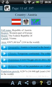 Countries Info Pro screenshot 2