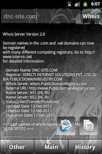 Whois Info screenshot 4