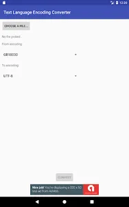 Text Language Encoding Convert screenshot 1