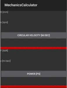 Mechanics Calculator screenshot 1
