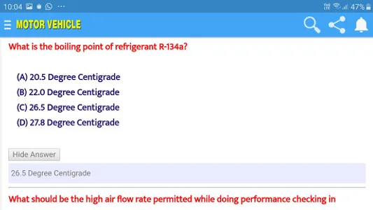 ITI Mech Motor Vehicle MCQs screenshot 13