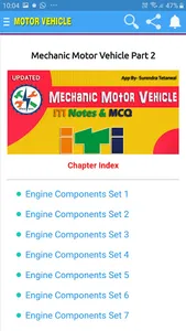 ITI Mech Motor Vehicle MCQs screenshot 5