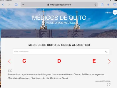 Medicos de Quito screenshot 2