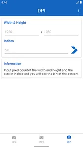 Megapixel Calculator screenshot 2