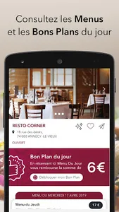 Menu Du Jour MDJ screenshot 0