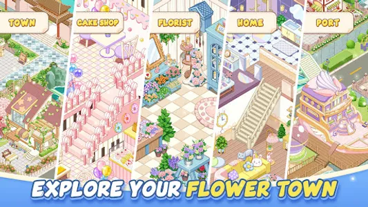 Merge Bloom - Flower Town screenshot 6