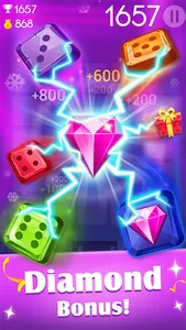 Jewel Games: Dice Merge Number screenshot 11