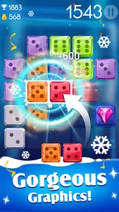 Jewel Games: Dice Merge Number screenshot 12