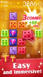 Jewel Games: Dice Merge Number screenshot 13