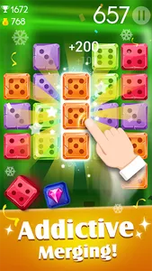 Jewel Games: Dice Merge Number screenshot 5