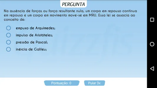 QuizzFiz: jogando e aprendendo screenshot 4