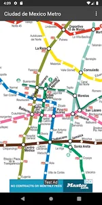 Mexico City Metro Map Offline screenshot 0