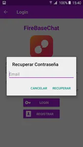 FireBaseChat screenshot 1