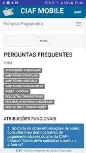 CIAF MOBILE screenshot 2