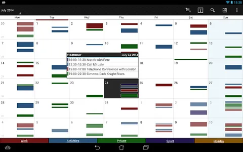 Business Calendar Pro screenshot 16