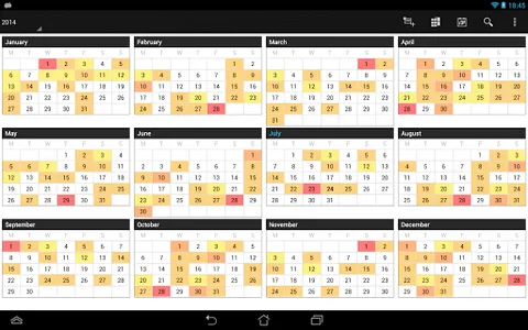 Business Calendar Pro screenshot 19