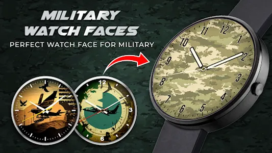 Military Watchface for Wear OS screenshot 0