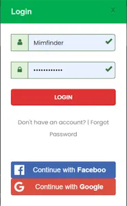 Mimfinder Service App screenshot 2