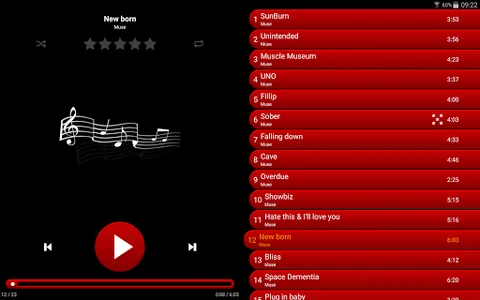 mMusic Skin Auto Red screenshot 0