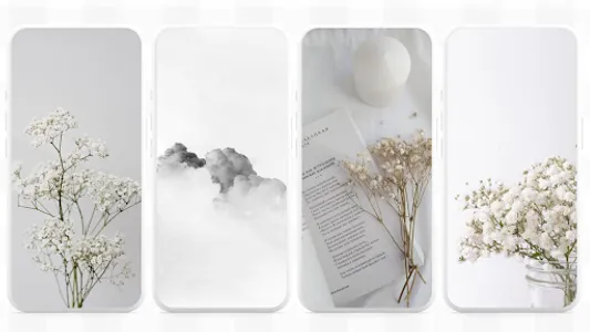 White Background Wallpaper HD screenshot 11