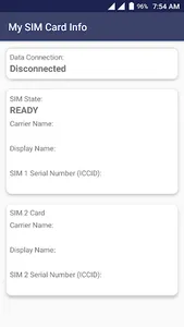 My SIM Card Info screenshot 0